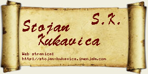Stojan Kukavica vizit kartica